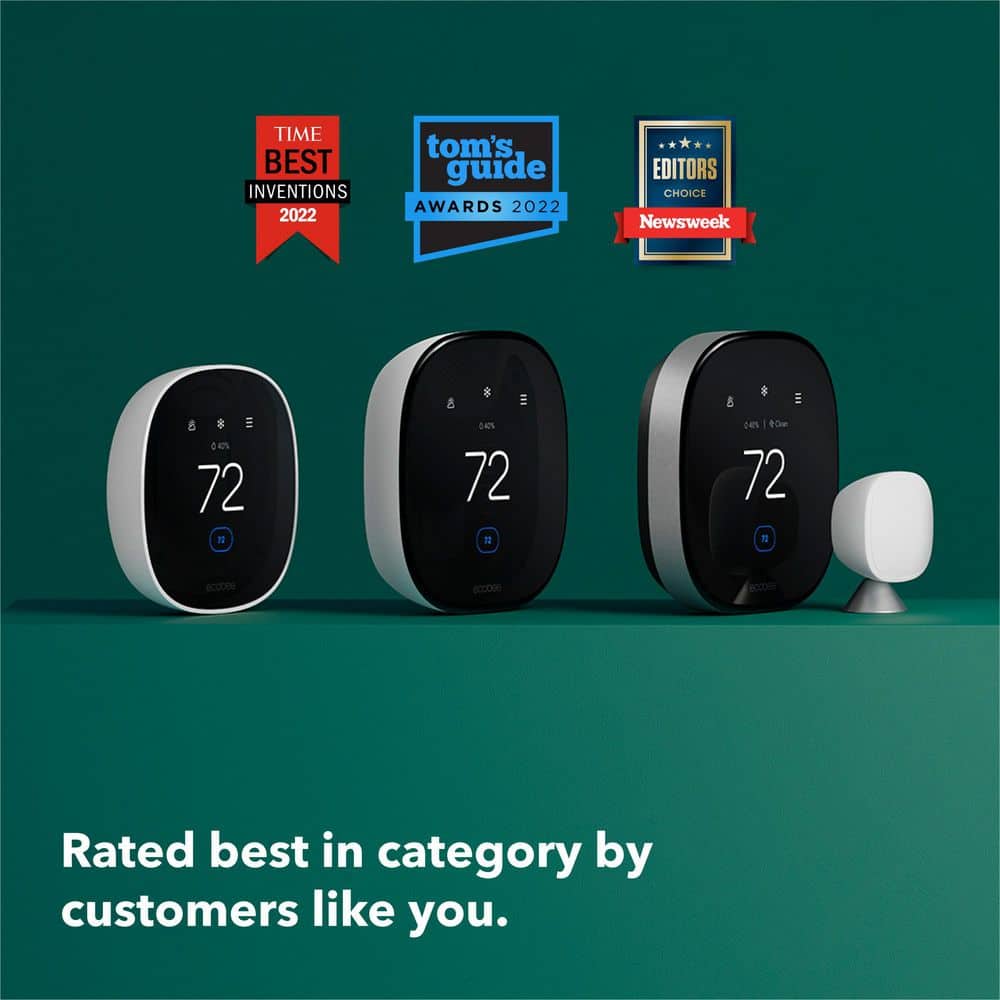 ecobee Smart Thermostat Essential Learning Programmable Thermostat (2)