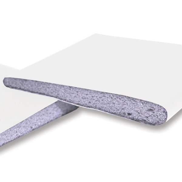M-D Building Products 1.625 in. x 2 in. White Vinyl and Foam Door Corner Seals for Interior and Exterior Doors Weatherstrip (2)