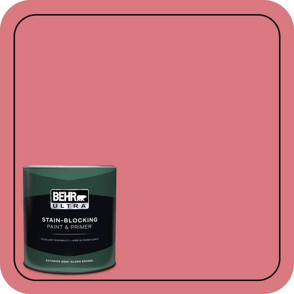BEHR ULTRA 1 qt. #P160-4 Juicy Details Semi-Gloss Enamel Exterior Paint & Primer