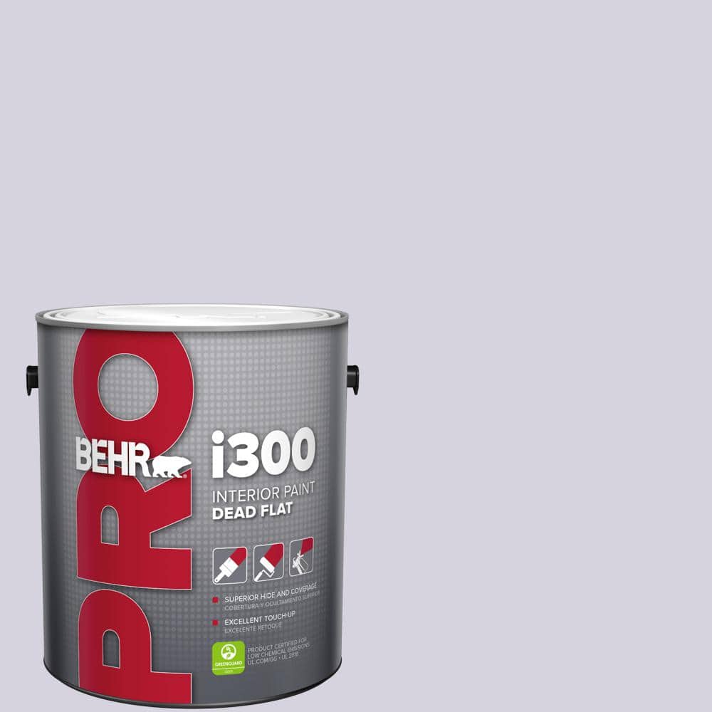 BEHR PRO 1 gal. #650E-2 Lovely Lavender Dead Flat Interior Paint