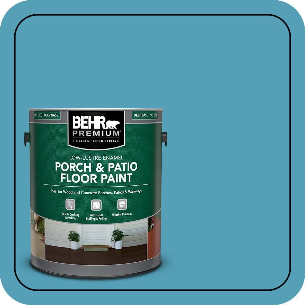 BEHR PREMIUM #M480-5A Textured Low-Lustre Enamel Interior/Exterior Porch and Patio Anti-Slip Floor Paint (1)