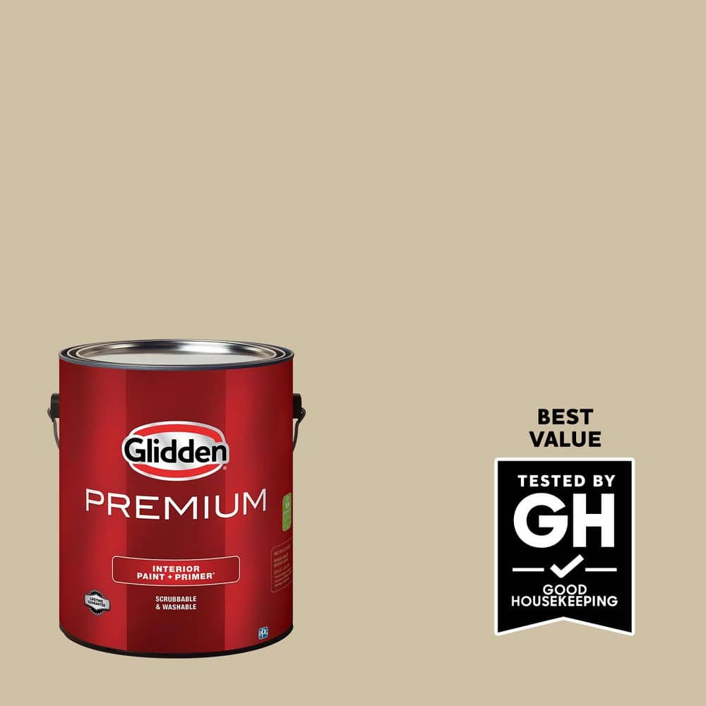 Glidden Premium 1 gal. PPG1101-3 Stylish Flat Interior Latex Paint