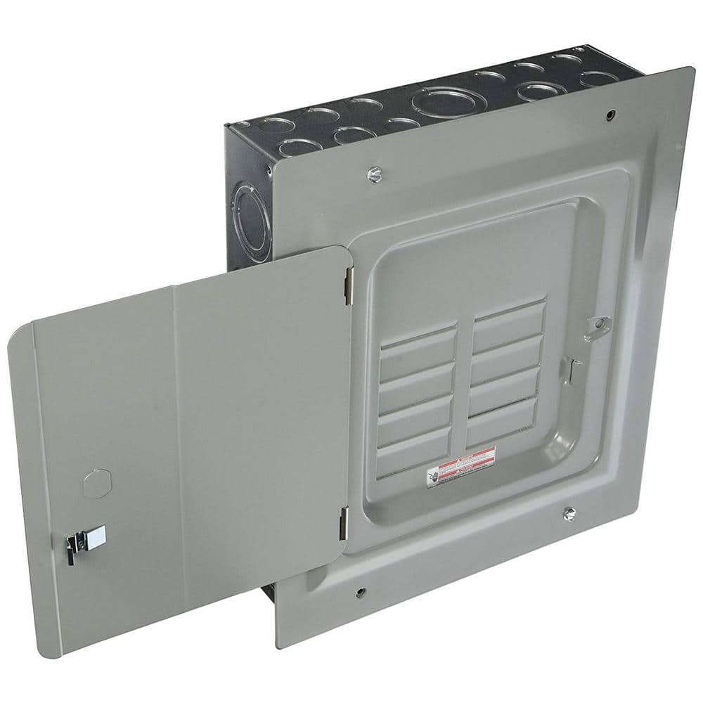Eaton BR 125 Amp 8-Space 16-Circuit Indoor Main Lug Loadcenter with Flush Door (3)