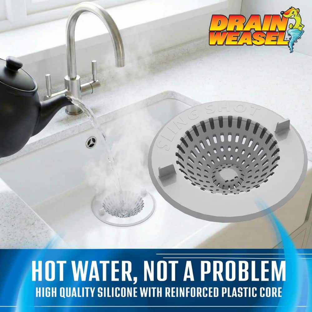 Drain Weasel Slingshot Kitchen Sink Strainer (2)