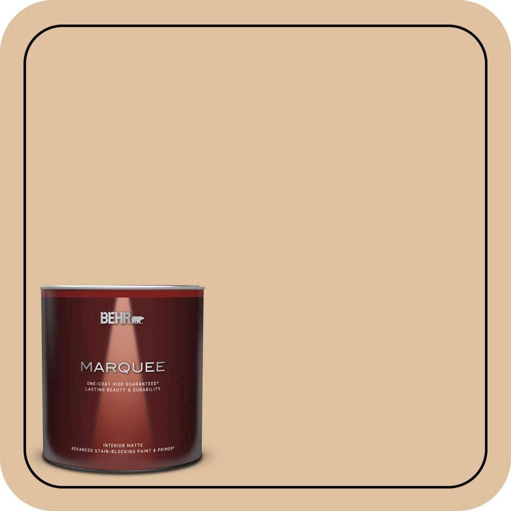 BEHR MARQUEE 1 qt. #S290-3 Slender Reed Matte Interior Paint & Primer