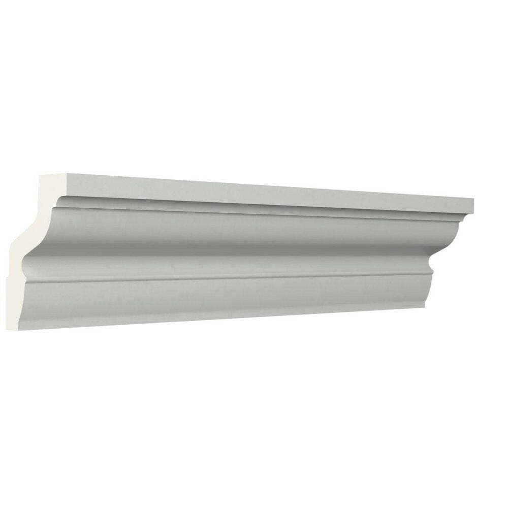 Ekena Millwork Sage 1.125 in. D x 2 in. W x 96 in. L Polyurethane Crown Moulding (2)