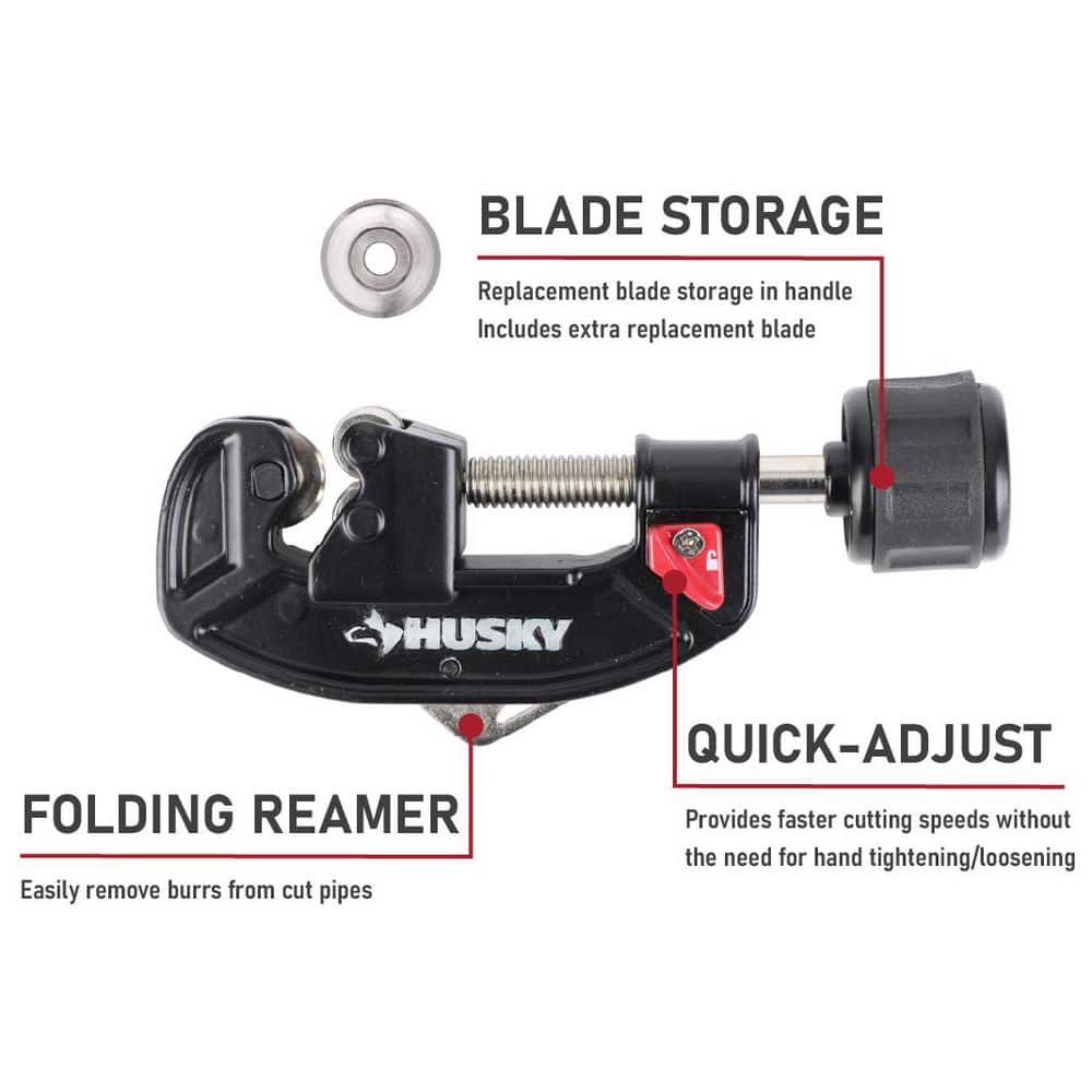 Husky 1-1/8 in. Quick-Release Tubing Cutter (3)