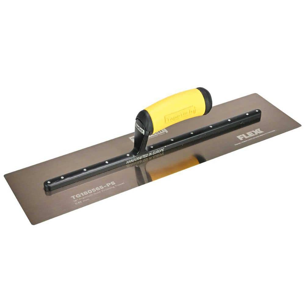 TapeTech 18" x 5" Gold Stainless Steel Finishing Trowel (2)
