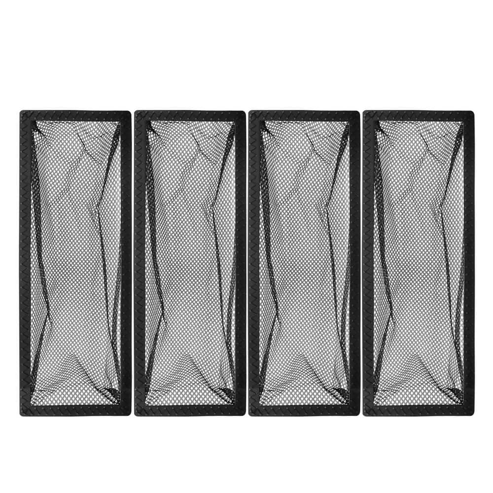 Wellco 4 in. x 10 in. Floor Vent Screen Net for Home Floor, 4-Pack (1)