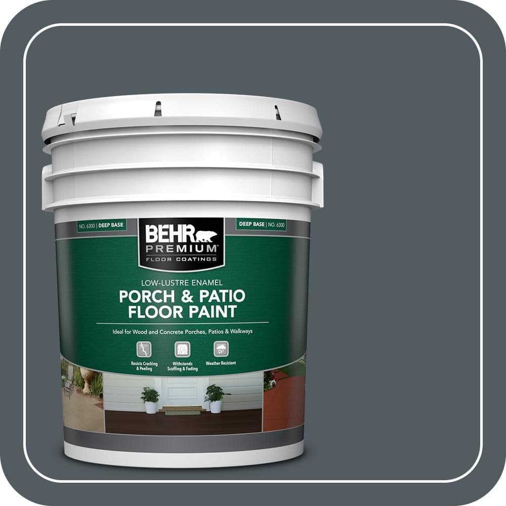 BEHR PREMIUM #PPU25-21 Textured Low-Lustre Enamel Interior/Exterior Porch and Patio Anti-Slip Floor Paint (1)