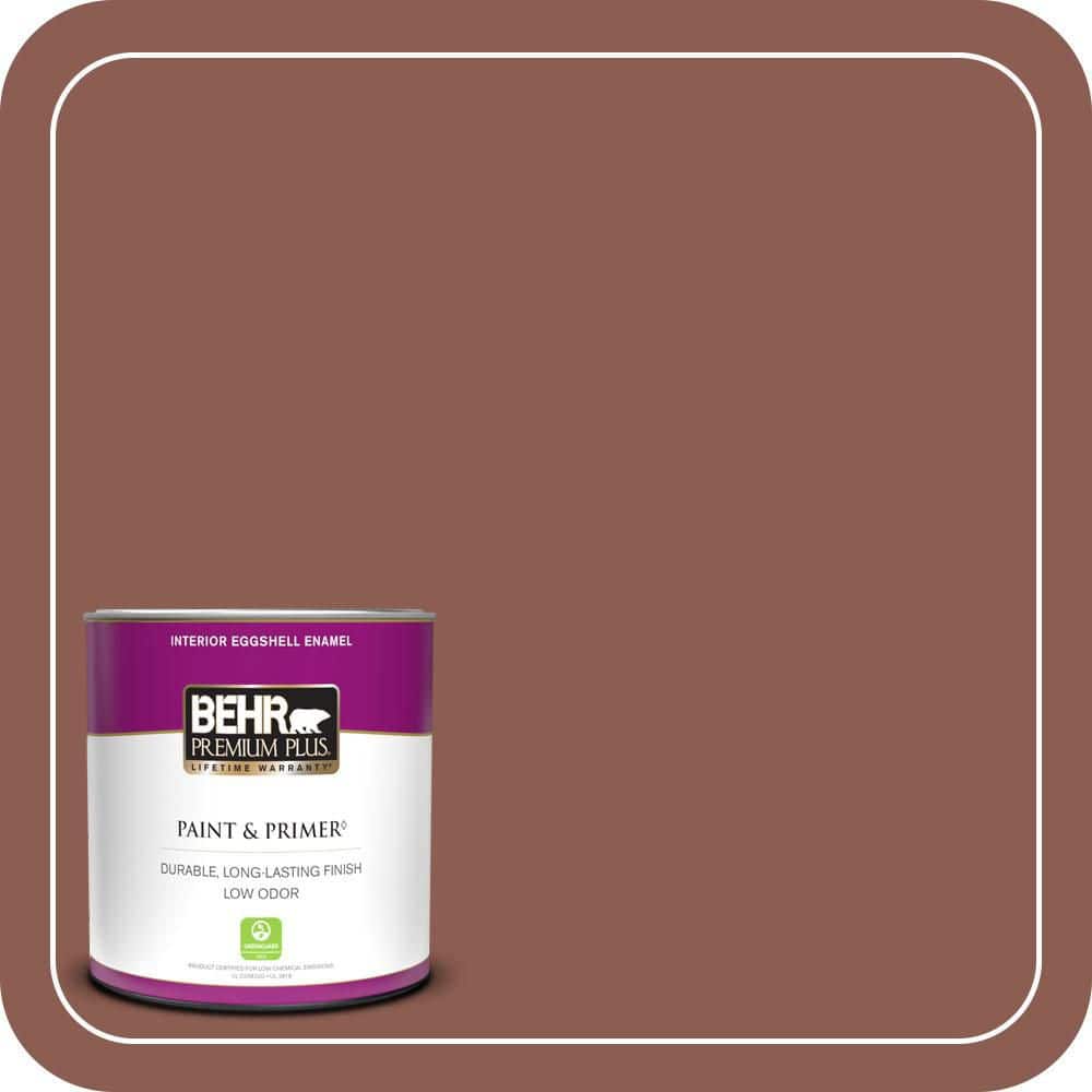 BEHR PREMIUM PLUS #S170-6 Red Curry Flat Low Odor & Primer (1)