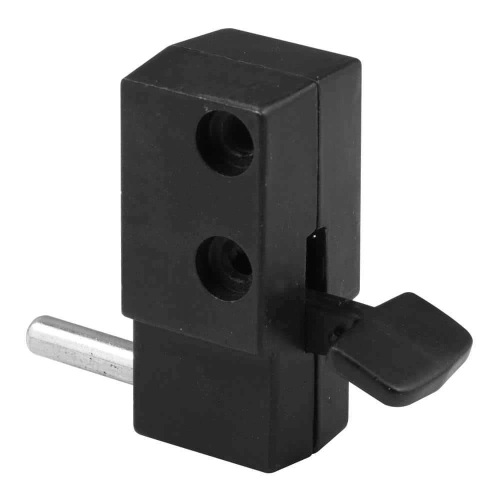 Prime-Line Black Diecast, Step-On Patio Door Lock (1)
