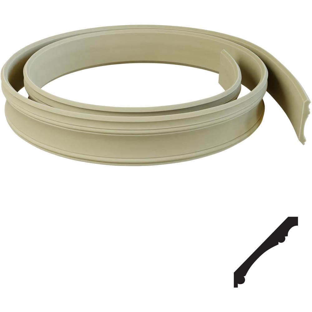 Ekena Millwork 3/4 in. x 144 in. x 5 1/4 in. Resin Crown Flexible Moulding (1)