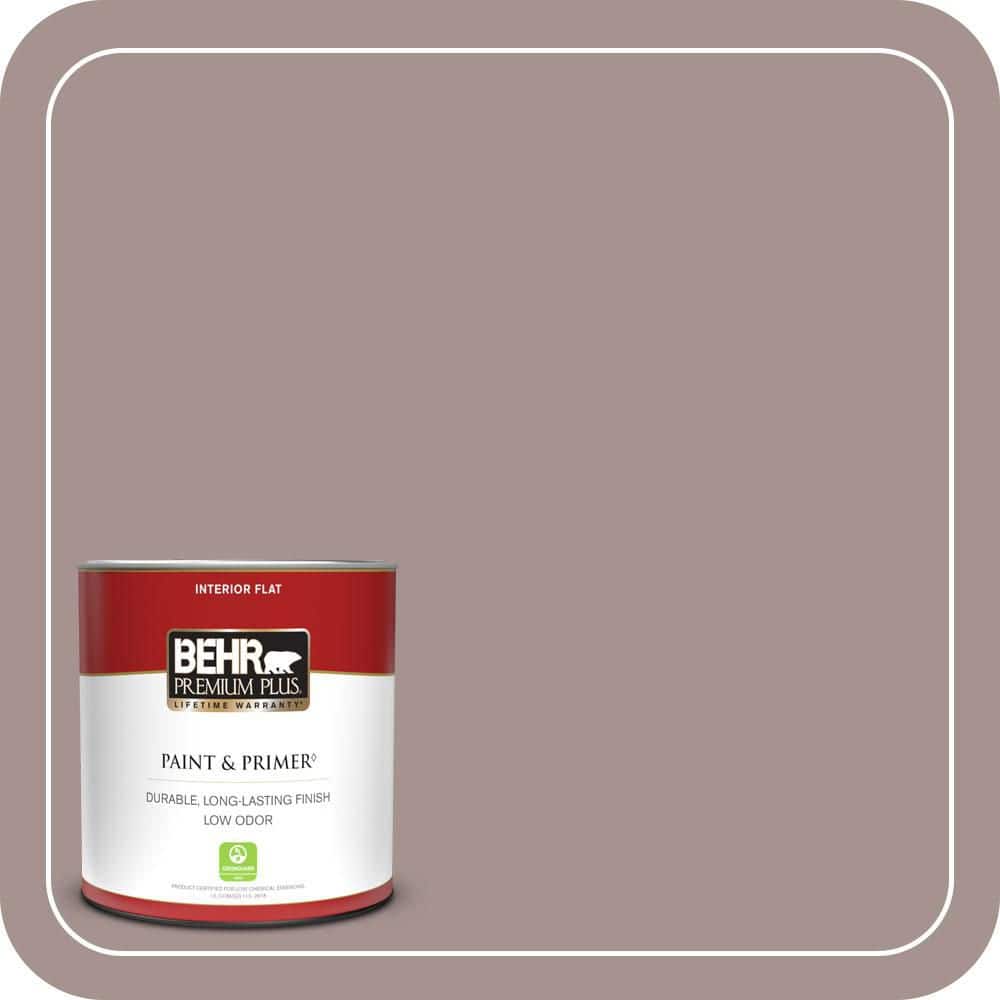 BEHR PREMIUM PLUS #740B-4 Suede Leather Enamel Low Odor & Primer