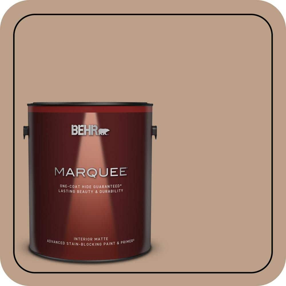 BEHR MARQUEE 1 gal. #N240-4 Sierra One-Coat Hide Matte Interior Paint & Primer (1)