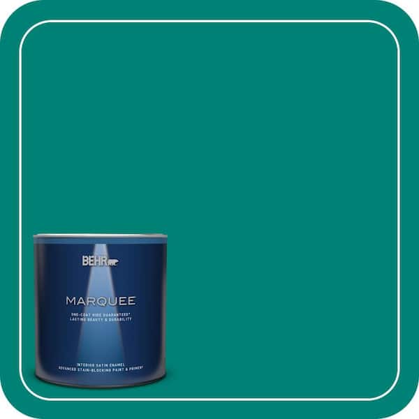BEHR PREMIUM PLUS Home Decorators Collection #HDC-WR14-9 Green Garlands Flat Low Odor & Primer (4)