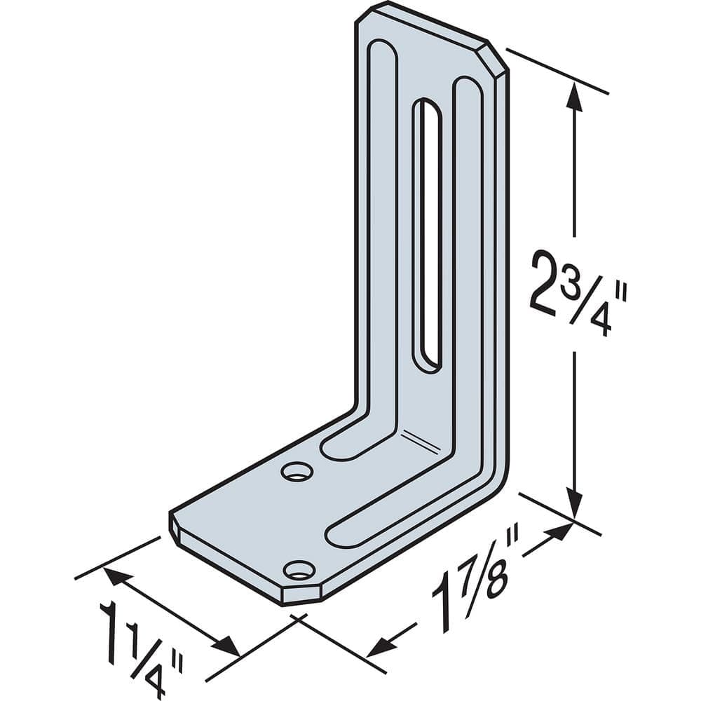 Simpson Strong-Tie 1-1/4 in. x 1-7/8 in. x 2-3/4 in. 18-Gauge Roof Truss Clip (2)