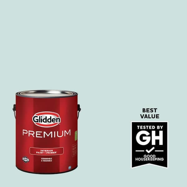 Glidden Premium 1 gal. PPG1142-2 Big Sky Satin Interior Latex Paint (2)