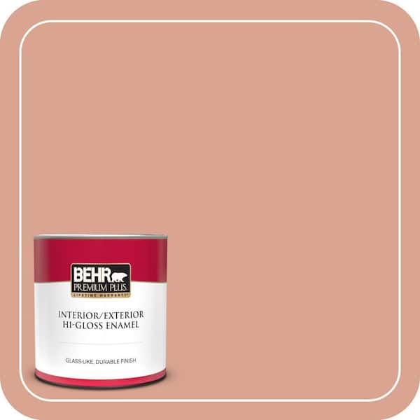 BEHR PREMIUM PLUS Home Decorators Collection #HDC-CT-13 Apricotta Enamel Low Odor & Primer (4)