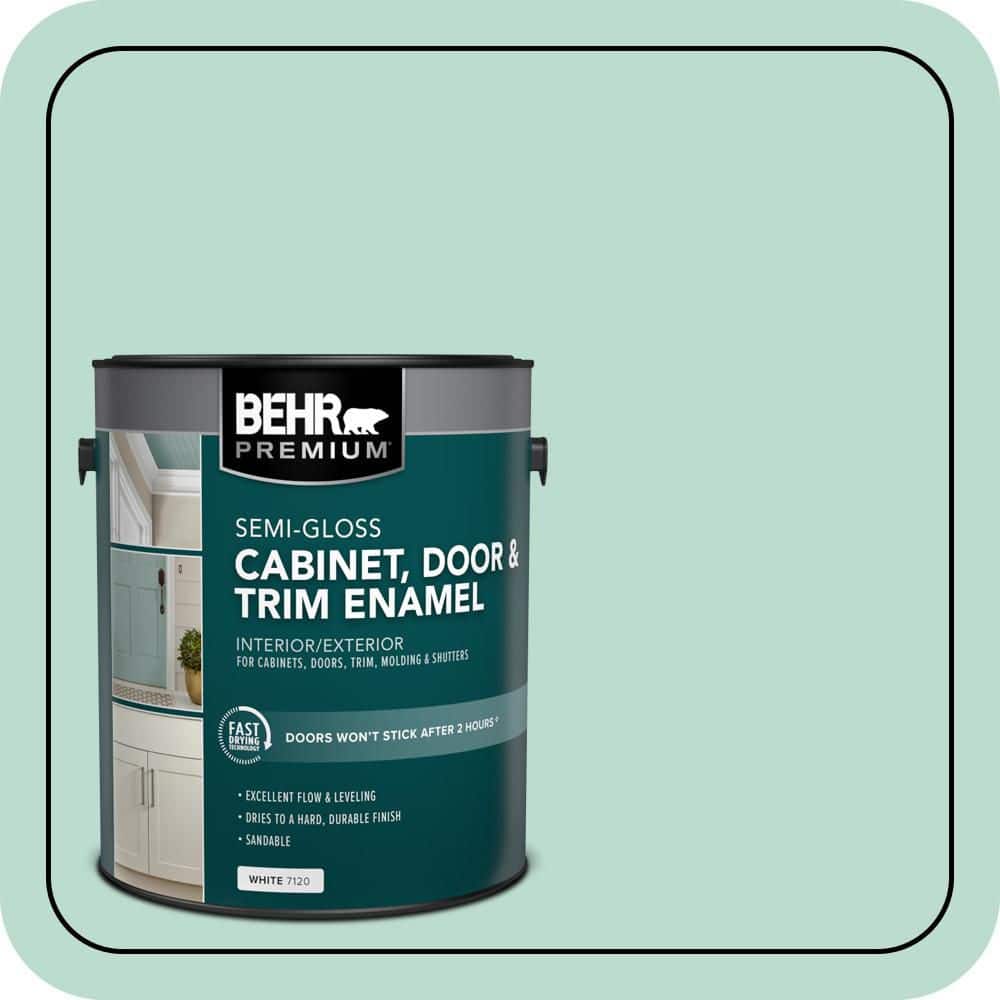BEHR PREMIUM 1 gal. #M420-3 Mirador Semi-Gloss Enamel Interior/Exterior Cabinet, Door & Trim Paint