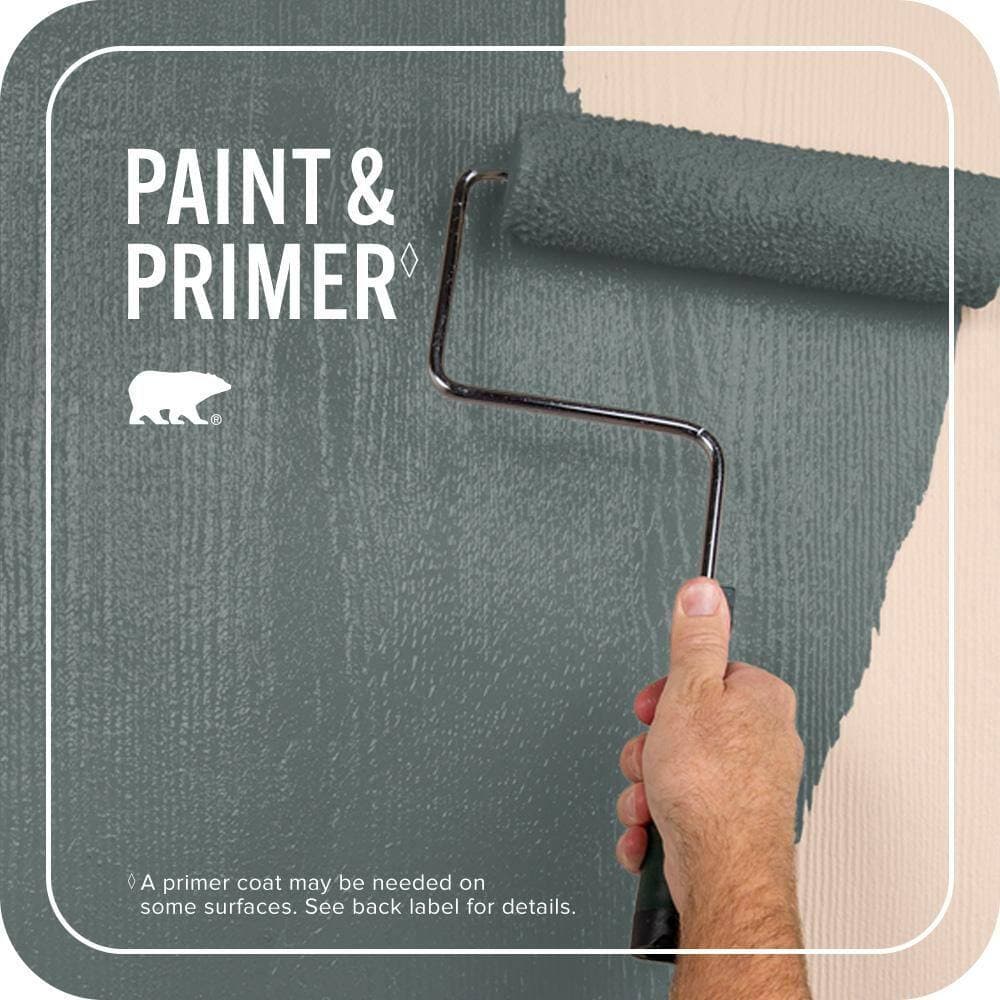 BEHR PREMIUM PLUS 1 gal. #PPU12-19 Mountain Pine Flat Exterior Paint & Primer (3)