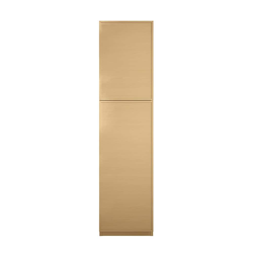 Swiss Madison St. Tropez 15 in. x 15 in. x 60 in. Freestanding Linen Cabinet in Natural Oak (1)