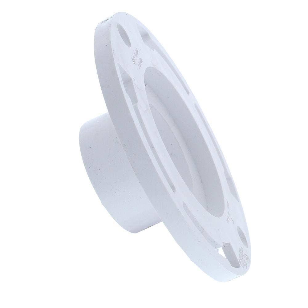JONES STEPHENS 7 in. O.D. Plumbfit PVC Water Closet (Toilet) Flange Less Knockout, Fits Inside 3 in. Schedule 40 DWV Pipe (3)