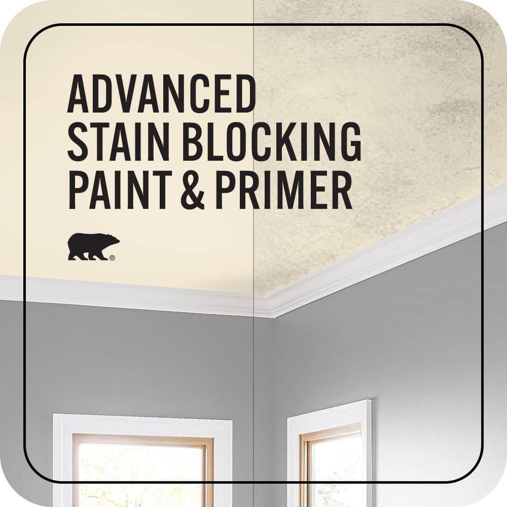 BEHR MARQUEE 1 gal. #BWC-09 Atlantis Pearl Ceiling Flat Interior Paint & Primer (3)