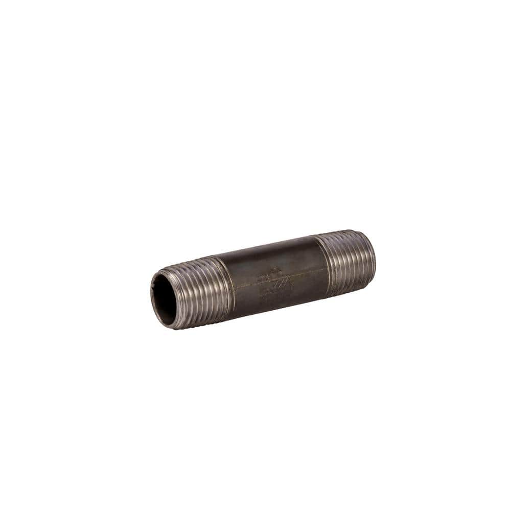Mueller Global 1/2 in. x 3 in. Black Steel Nipple