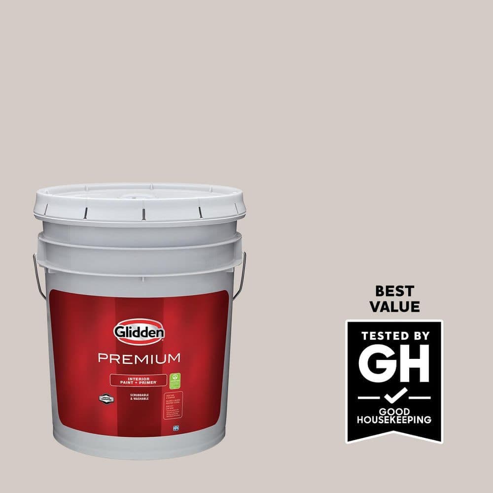 Glidden Premium 5 gal. My Alibi PPG1018-2 Semi-Gloss Interior Latex Paint (1)