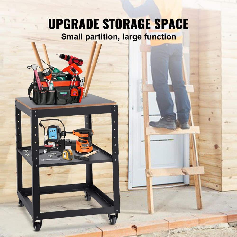 SKYSHALO Planer Stand, 100 lbs. / 45 kg Heavy Loads, 3-Gear Height Adjustable Thickness Planer Table, with 4 Stable Casters (3)