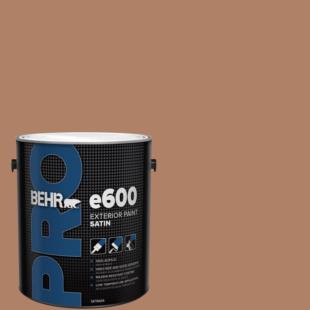 BEHR PRO 1 gal. #S210-5 Cider Spice Satin Exterior Paint