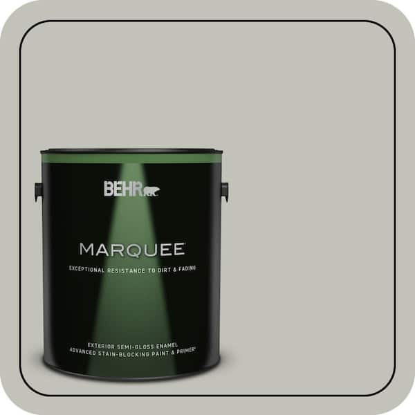 BEHR MARQUEE 1 gal. #PPU25-09 Foggy London Semi-Gloss Enamel Exterior Paint & Primer (2)