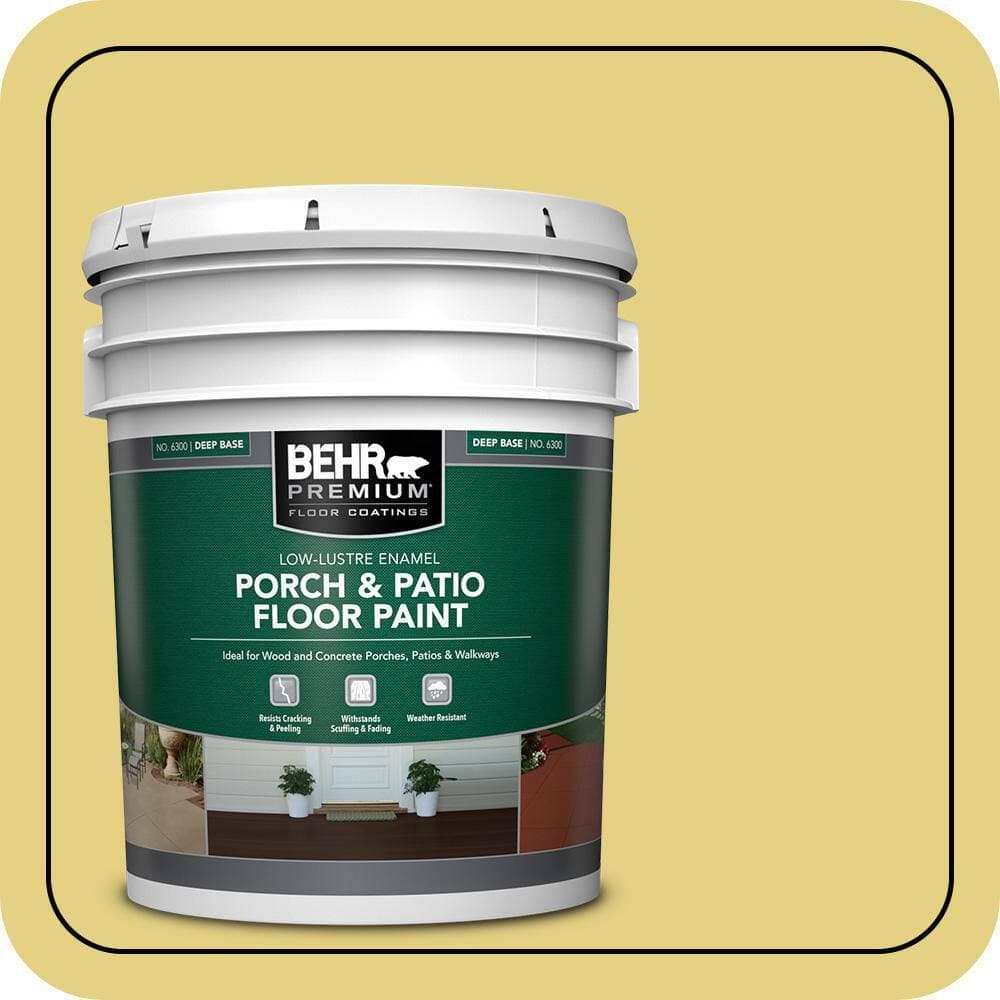 BEHR PREMIUM #P330-4 Low-Lustre Enamel Interior/Exterior Porch and Patio Floor Paint (1)