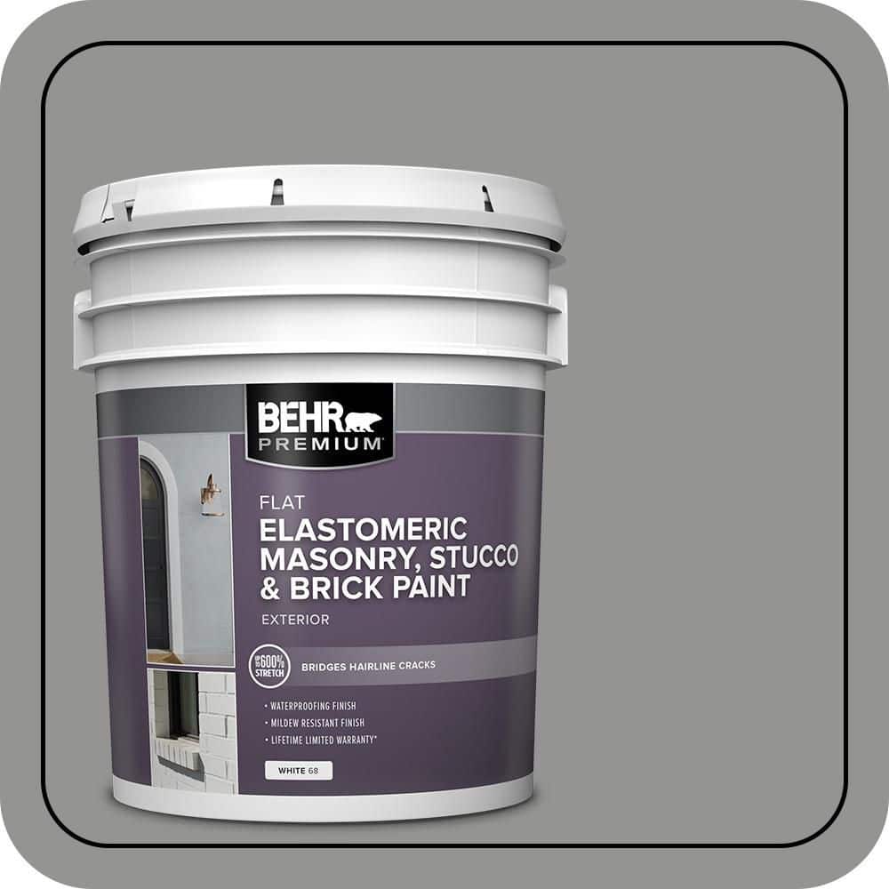 BEHR PREMIUM 5 gal. #780F-5 Anonymous Elastomeric Masonry, Stucco and Brick Exterior Paint (1)