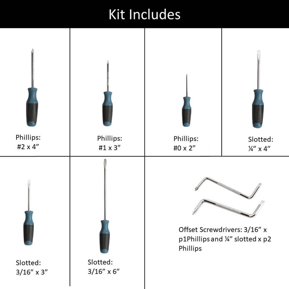Anvil Phillips Screwdriver Set (8-Piece) (4)