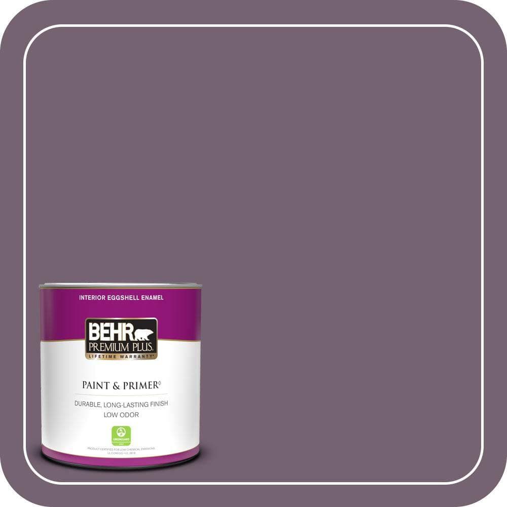BEHR PREMIUM PLUS #680F-6 Shy Violet Enamel Interior/Exterior Paint & Primer Color Sample