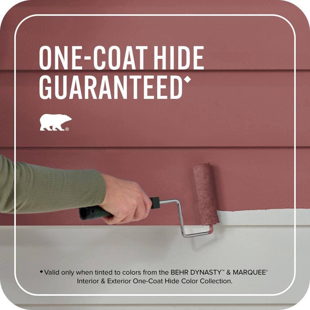 BEHR MARQUEE 1 gal. #PPU1-08 Pompeian Red Flat Exterior Paint & Primer (3)
