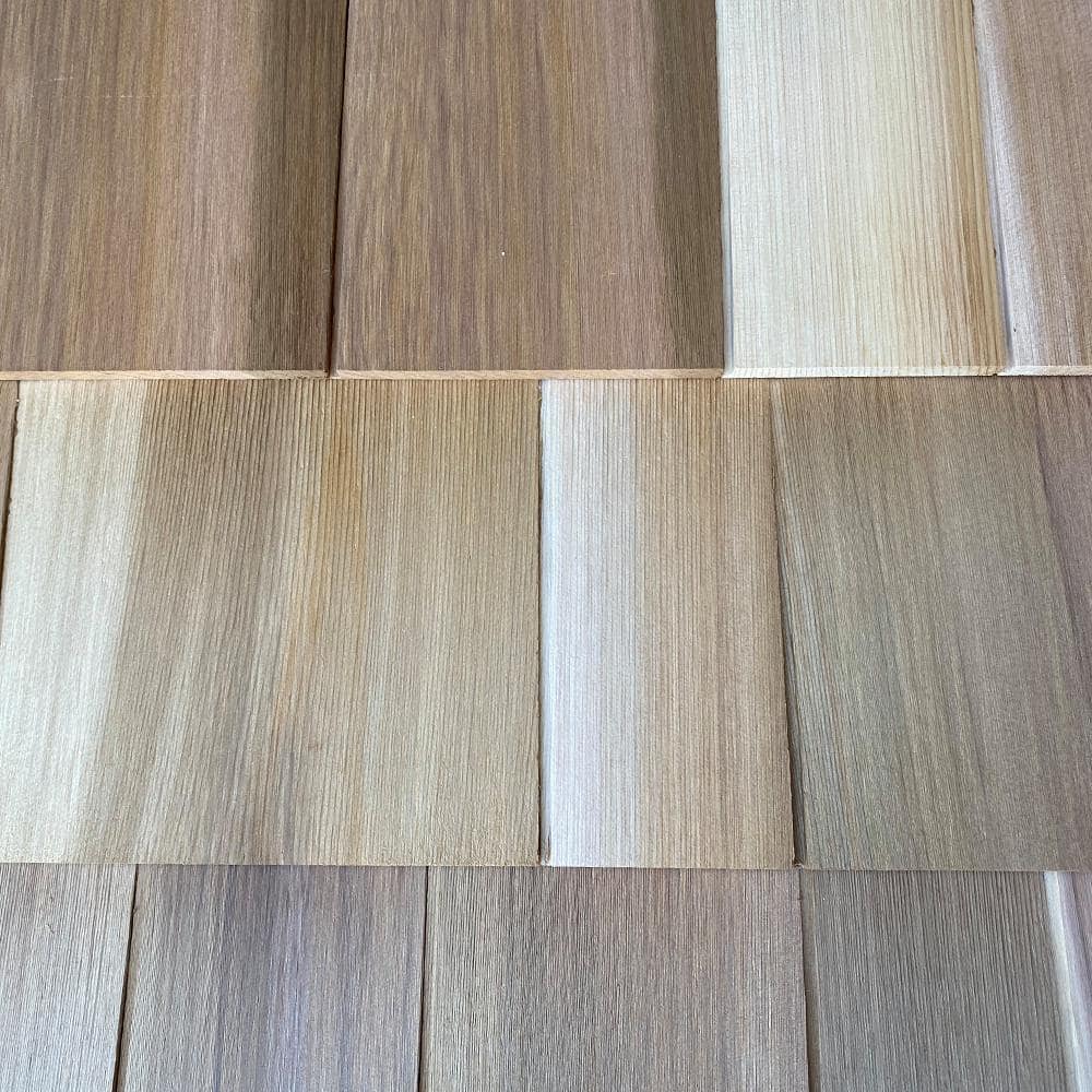 Unbranded Craftsman 8-1/4 in. x 96 in. Cedar Even Butt Shingle Siding Panel (8-Pack)