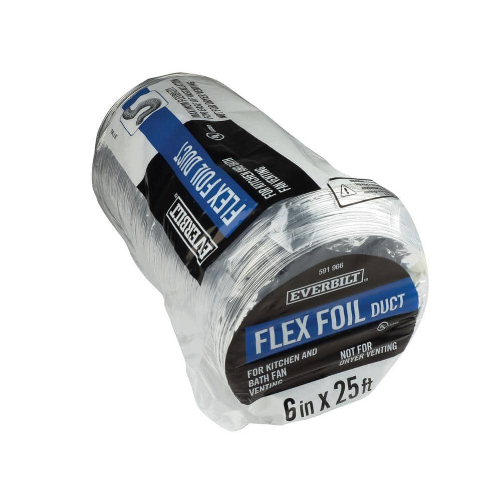 Everbilt 6 in. x 25 ft. Flexible Aluminum Foil Duct (2)