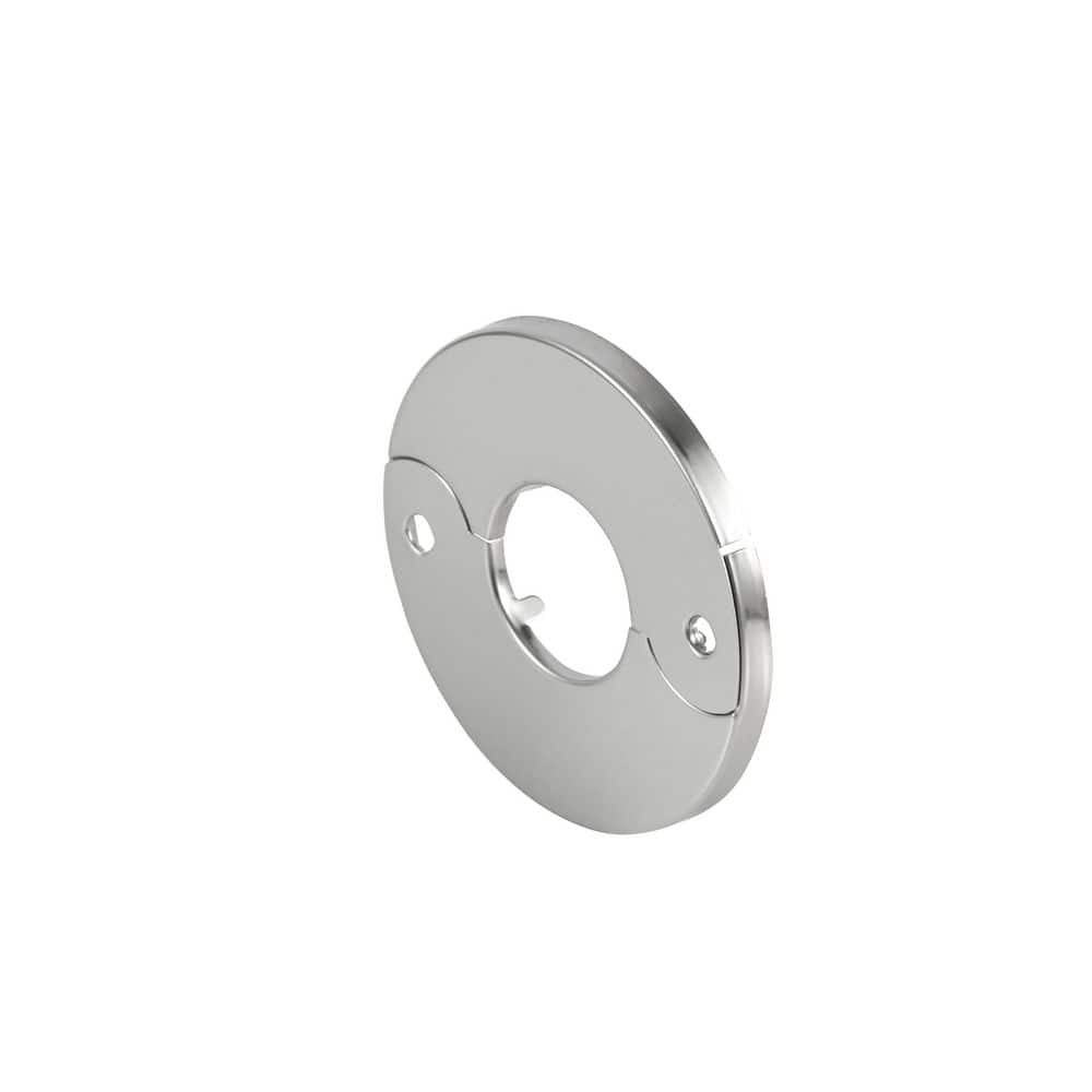 Everbilt 3/4 in. Chrome-Plated Steel Iron Pipe Size Split Flange Escutcheon Plate (3)