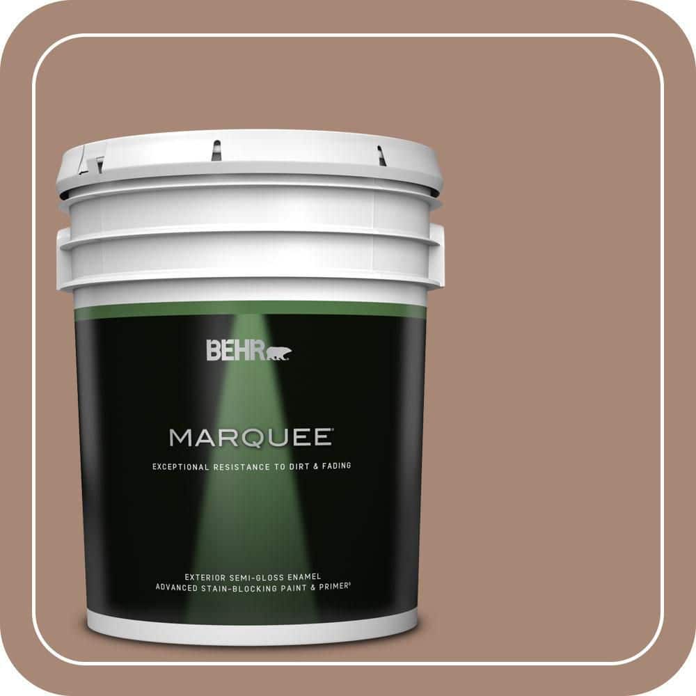 BEHR MARQUEE 5 gal. #PPU3-14 Tribal Pottery Semi-Gloss Enamel Exterior Paint & Primer