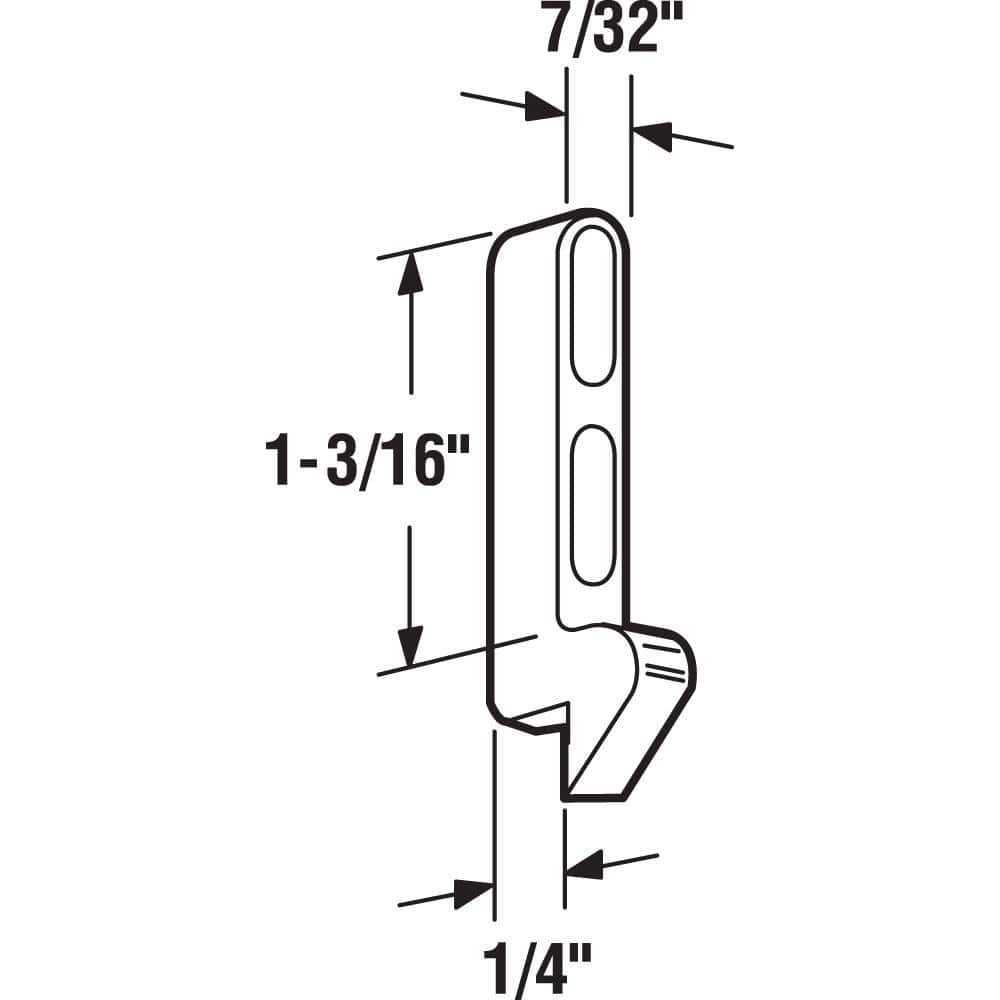Prime-Line Diecast, Screen Door Latch Strike (2)