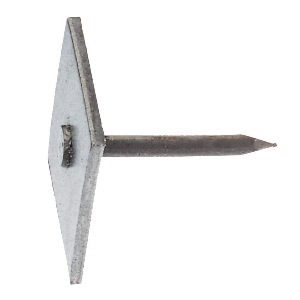 Grip-Rite 7/8 in. 21-Gauge Metal Square Cap Roofing Nails Box (3)