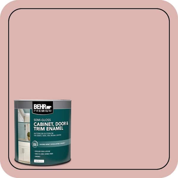BEHR PREMIUM 1 qt. #S150-2 Tea Room Semi-Gloss Enamel Interior/Exterior Cabinet, Door & Trim Paint (2)