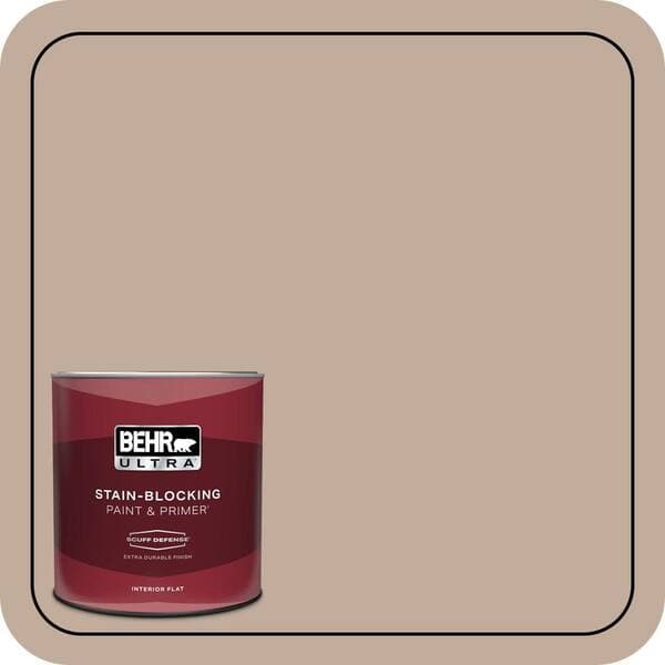 BEHR ULTRA 1 qt. #PWL-87 Fall Mood Extra Durable Flat Interior Paint & Primer (2)