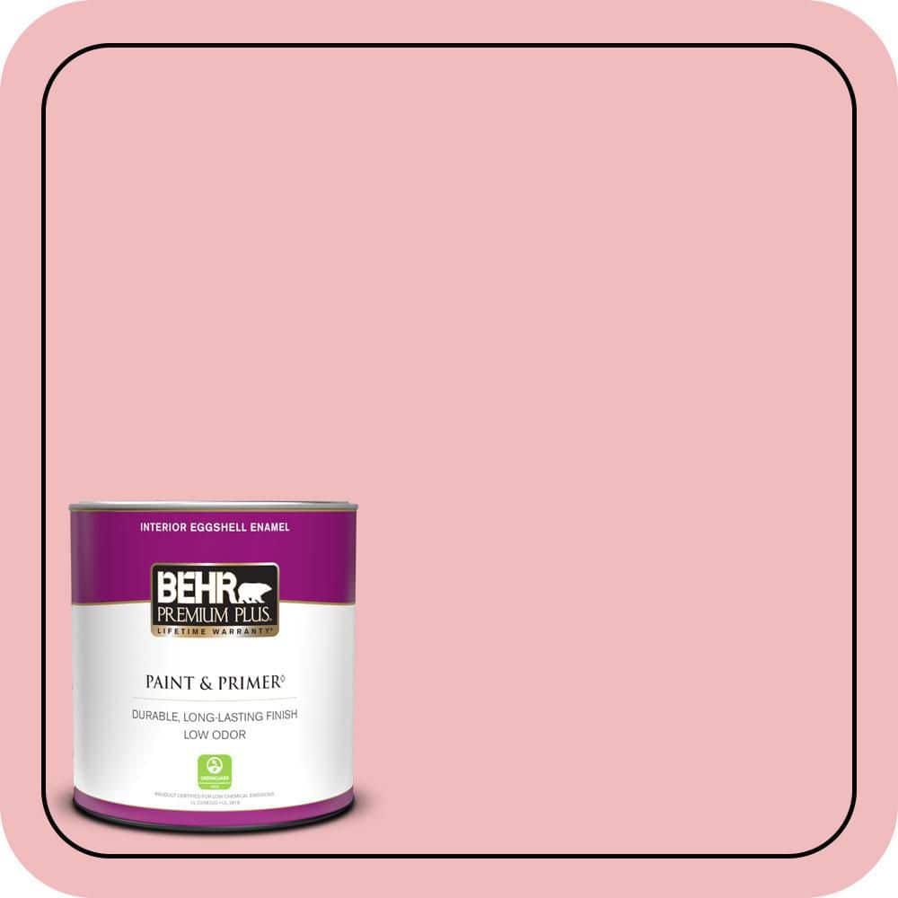 BEHR PREMIUM PLUS #P160-2 Blush Rush Enamel Low Odor & Primer (1)
