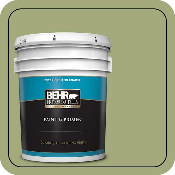 BEHR PREMIUM PLUS #M350-5 Mossy Cavern Enamel & Primer Color Sample (3)