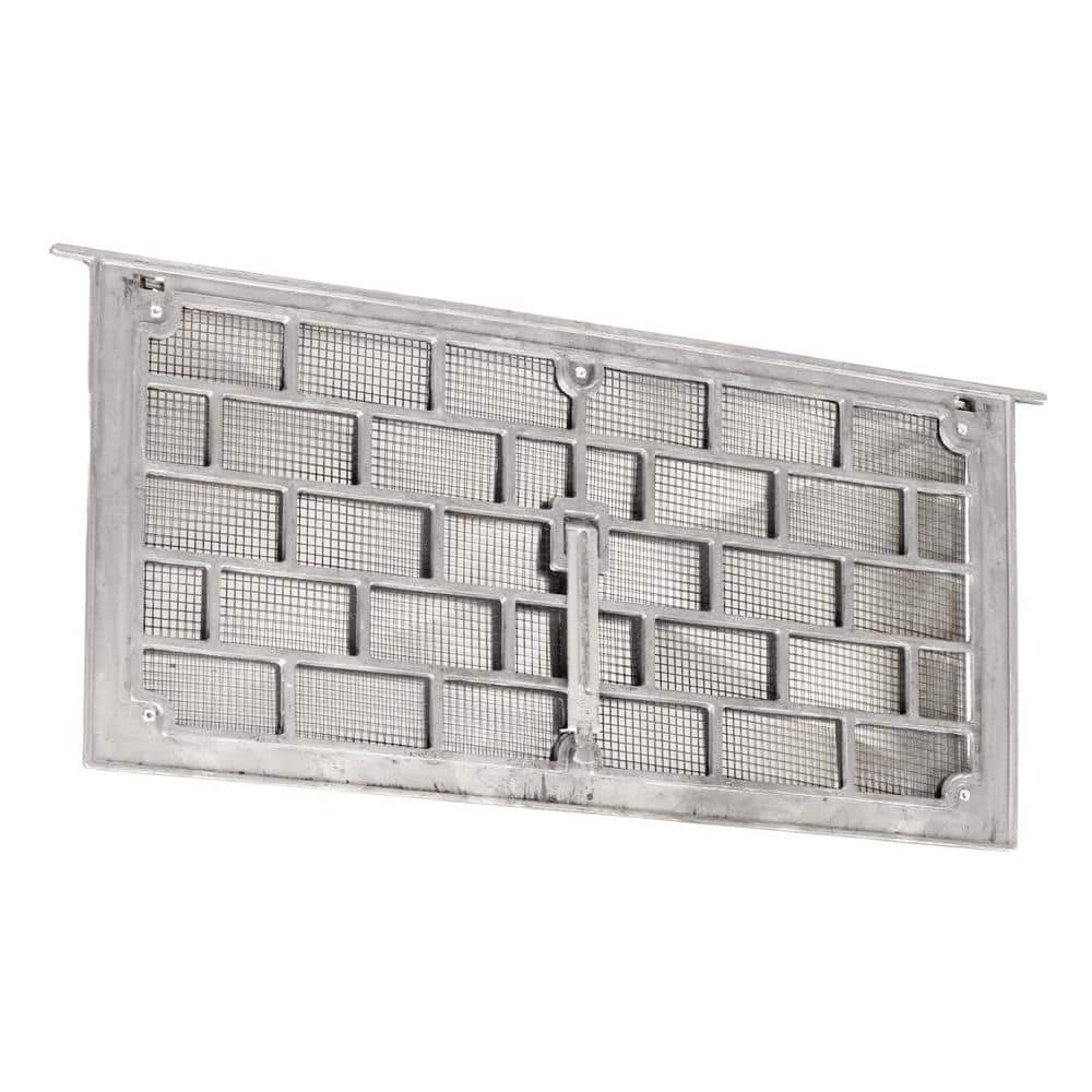 Master Flow Grill Style 16 in. x 8 in. Mill Aluminum Foundation Vent (3)