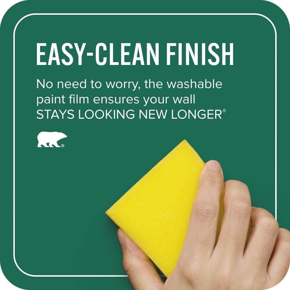 BEHR ULTRA 1 gal. #480B-7 Clover Brook Extra Durable Satin Enamel Interior Paint & Primer (4)